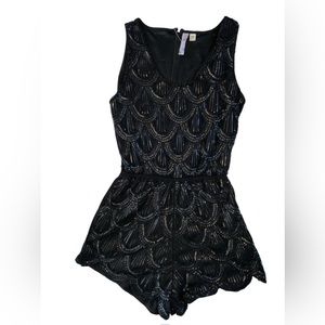 Francesca’s size XS beaded romper new with tags